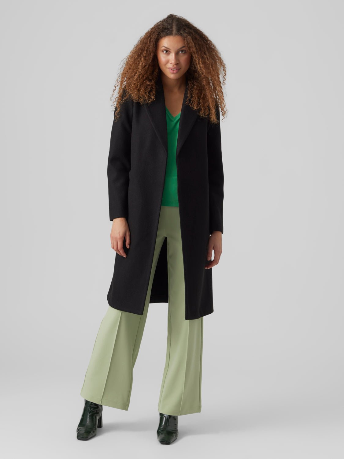 VMFORTUNEAYA Coat - Black - VERO MODA & VILA Bergvik